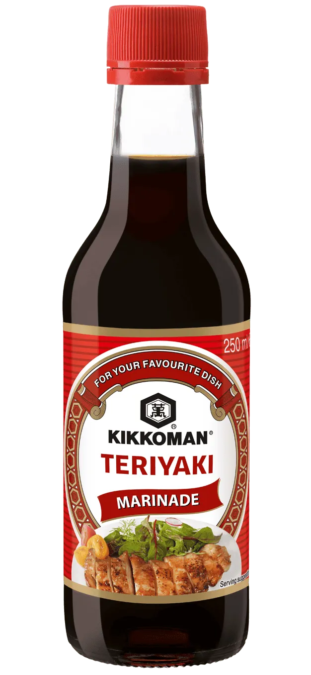 [Translate to Ungarisch:] Kikkoman Teriyaki Marinade 250 ml bottle